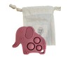 Mordedera Libre de BPA elefante (Rosa Salvaje)