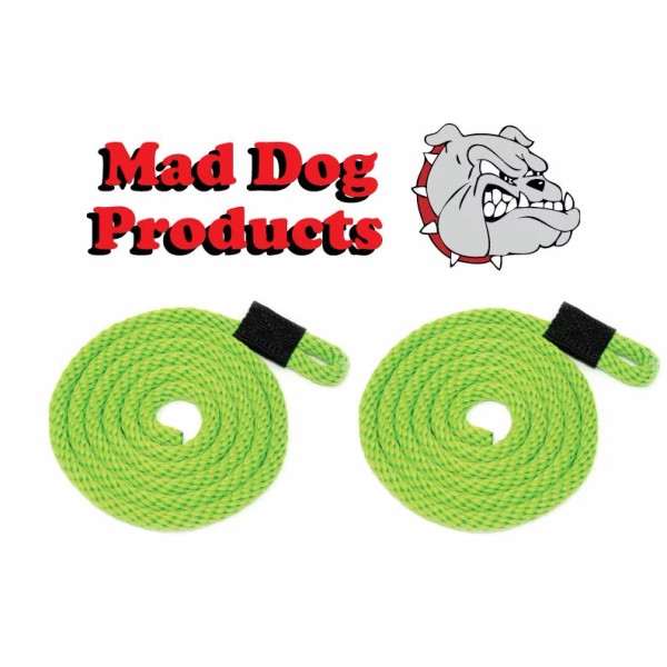 Mad Dog Products Lime Green Boating Fender Line - 3/8"