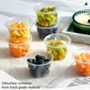 Nationwide Paper 4oz 100pcs Plastic Sauce Pots with Airtight lids