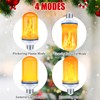 CPPSLEE Upgraded LED Flame Light Bulbs, 4 Modes Flickering Light