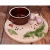 KOTARBAU® Ceramic Jar, Diameter 14 cm, Stoneware Pot, Lard Pot,