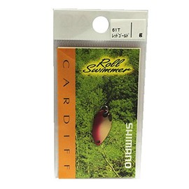 Shimano TR-0010 Spoon, Cardiff, Roll Swimmer, 0.03 oz (0.9 g), Red Gold, 61T