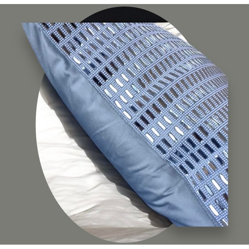 Pearls Embedded Throw Pillow Covers with Rhinestone Crystal Glass Luxurious