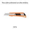 Truper REP-CUT-6, Cuchillas de repuesto para cutter de 18 mm,