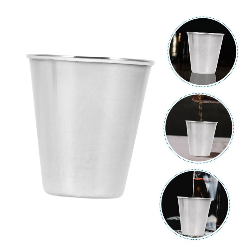 LABRIMP 2pcs Beverage Cups Tiny Juice Cups for Outdoor Use