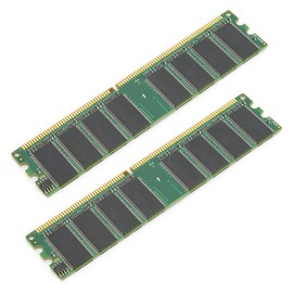 2PCS DDR Memory, 400MHz 1GB 184-Pin Memory Designed for DDR PC-3200 Desktop Computers, Fully Compatible Double-Sided 16 Grain Memory Module Desktop Computer Upgrade