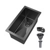 10 inch Bar Sink Undermount, 10x18 inch Small Bar Sink