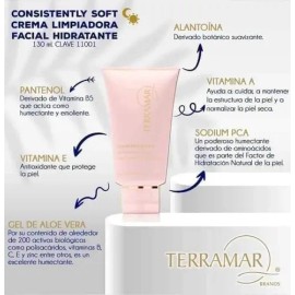 Crema Limpiadora Facial Hidratante Terramar