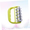 KOMBIUDA 1pc Plastic Acupressure Roller Massager for Easy Muscle Relief