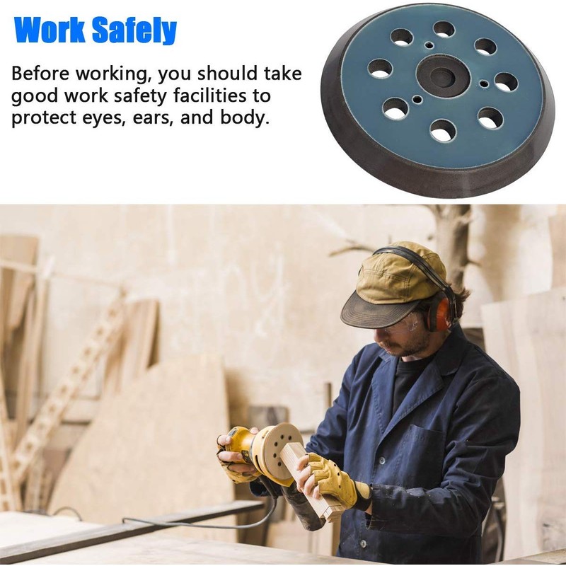 5 Inch 8 Hole Sander Replacement Pad for DeWalt -