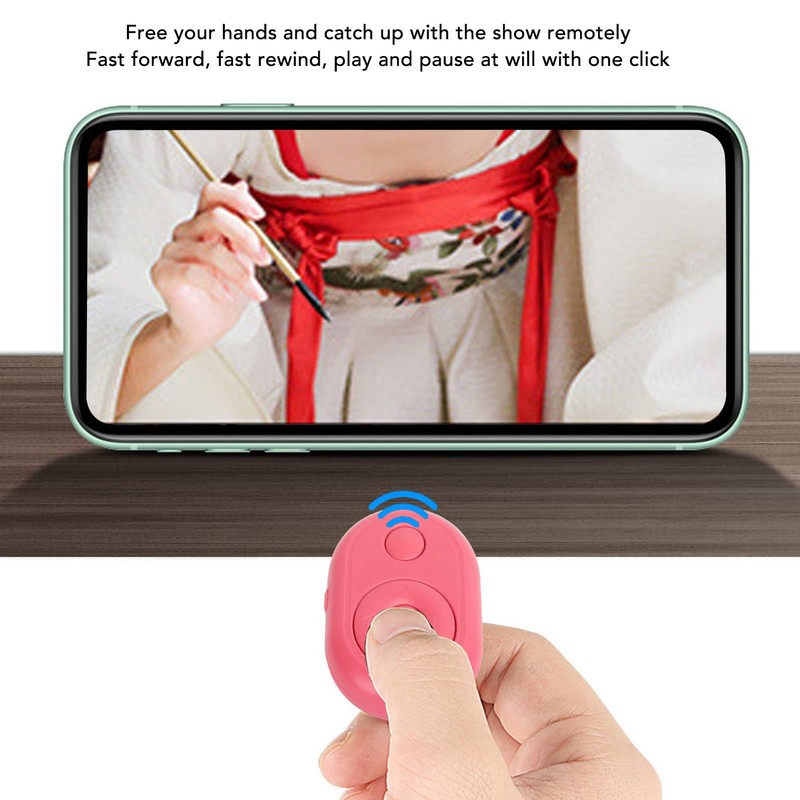 Bluetooth Page Turner Remote, Wireless Camera Remote Control, Bluetooth App