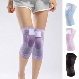 Sports Unisex Double Knee Brace (1 Piece) ELT008 Purple-S