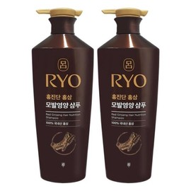 Hongjindan 려 홍진단 홍삼 모발영양 샴푸 820ml x2 Red Ginseng Hair Nutrient Shampoo 820ml x2 by HongJinDan