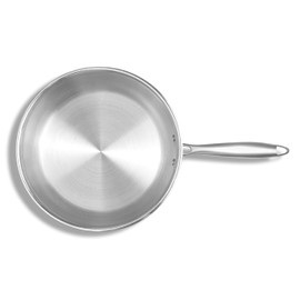 Homegrown Stainless Steel Saute Pan, Extra Large, High-Grade Triply