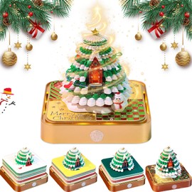 Desk Calendar, Time Piece Calendar 2025, 2025 Desk Calendar with LED Lights, 3D Calendar 2025, Christmas Gift for Colleague Friend