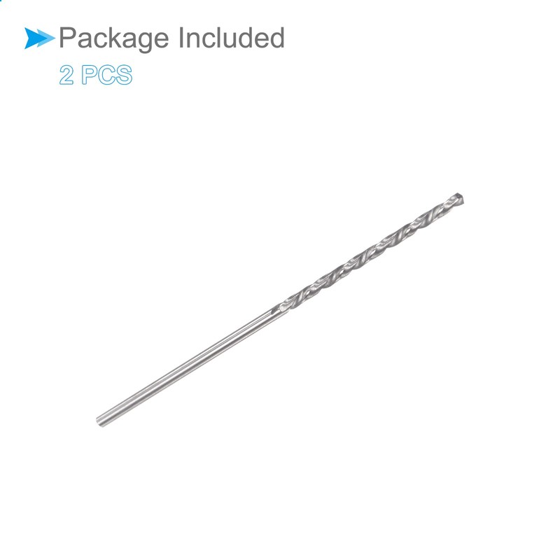CoCud Solid Carbide Drill Bits, 1.2mm Diameter, YG6 (C2/K20) Tungsten
