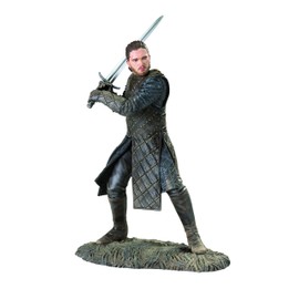 Dark Horse Deluxe Game of Thrones: Jon Snow Battle of The Bastards Action Figure, Black