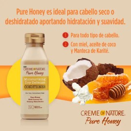 Acondicionador Dry Defense Creme Of Nature Pure Honey 340ml