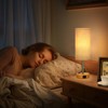 Fenmzee Small Touch Table Lamps Set of 2-3-Way Dimmable, USB