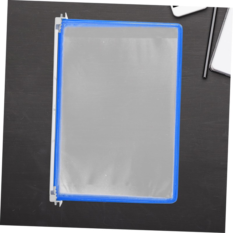 Operitacx Clear Wall File Holder Page Flip Document Display Rack