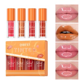 Wintgrea Liquid Lipstick - Long-Lasting, Hydrating,Plumping Lip Oil, Moisturizing Lip Balm and Tinting for Dry Lips, Shiny Smooth Soft Liquid Lip Glosses Lip Stain With Rich Varied Colors Lip 4 PCS