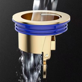 SSAKZERO stink bug blocking volleyball water drain trap 2p (brass) 19ea