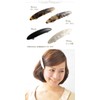 Vingtaine H-604-WH Elegant Simple Barrette Hair Accessory White