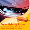 4Pcs 50W 6Ohm Load Resistors, Load Resistors LED Turn Signal,