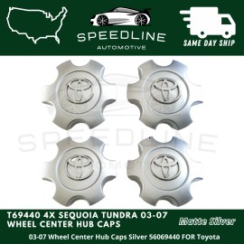 Tundra T69440 4X Sequoia Tundra 03-07 Wheel Center Hub Caps Silver 56069440 FOR Toyota