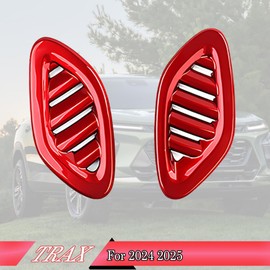 MUXEE Dashboard Air Vent Cover, for Chevy Trax 2024 2025， Dashboard Upper Air Vent Outlet CoverCar Sport Interior Accessories -Wine Red