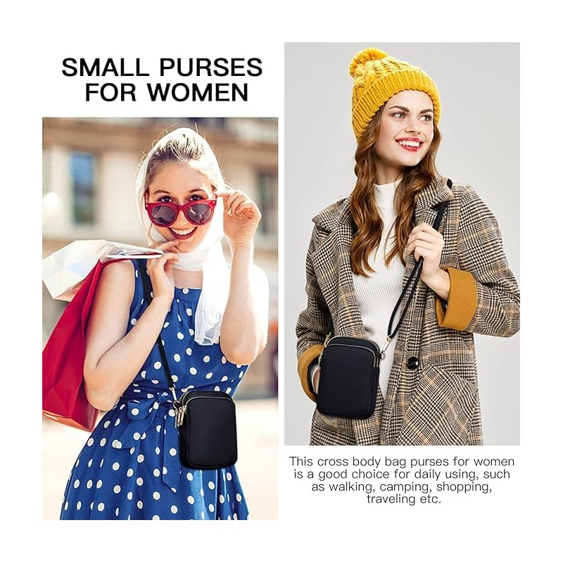 Small Crossbody Bags Purses for Women, Mini Crossbody Cell Phone