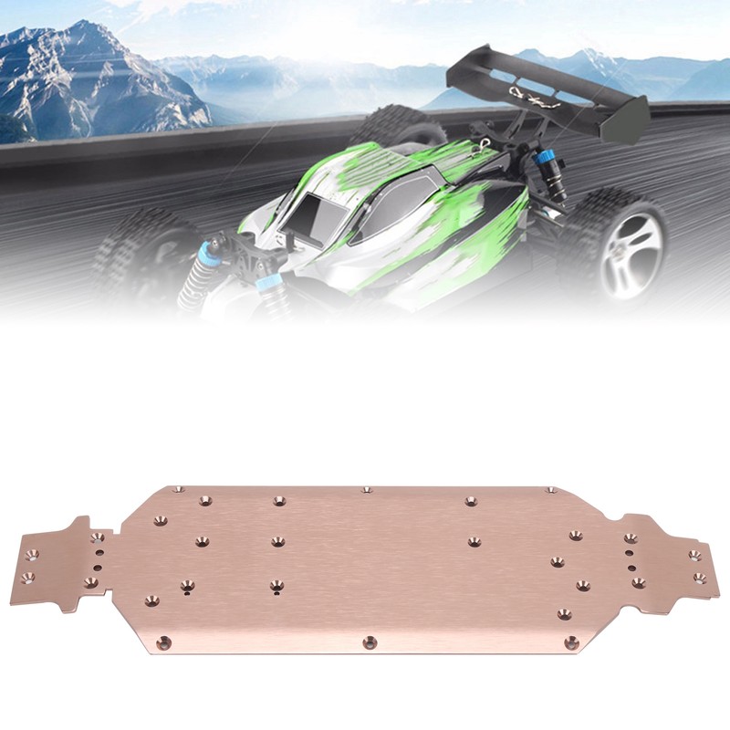 RC Car Bottom Chassis Plate Aluminum Alloy Upgrade Accessory Fit