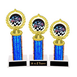 Trophies Stock Car 1st 2nd 3rd Place Race Trophy Racing Awards Free Engraving Color Choice