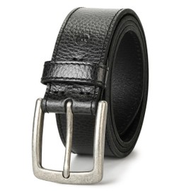 Wrangler Men's Pebble Leather Belt, 38mm Casual Casual Waist Belt for Jeans, Gift for Men