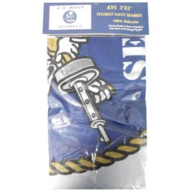 U.S. Navy Seabees "Can Do!" White 3x5 3'x5' Premium Quality Fade Resistant Heavy Duty Polyester Flag Banner Grommets (KYS)