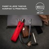 Knirps T Duomatic "Black Edition" Pocket Umbrella - Foldable -