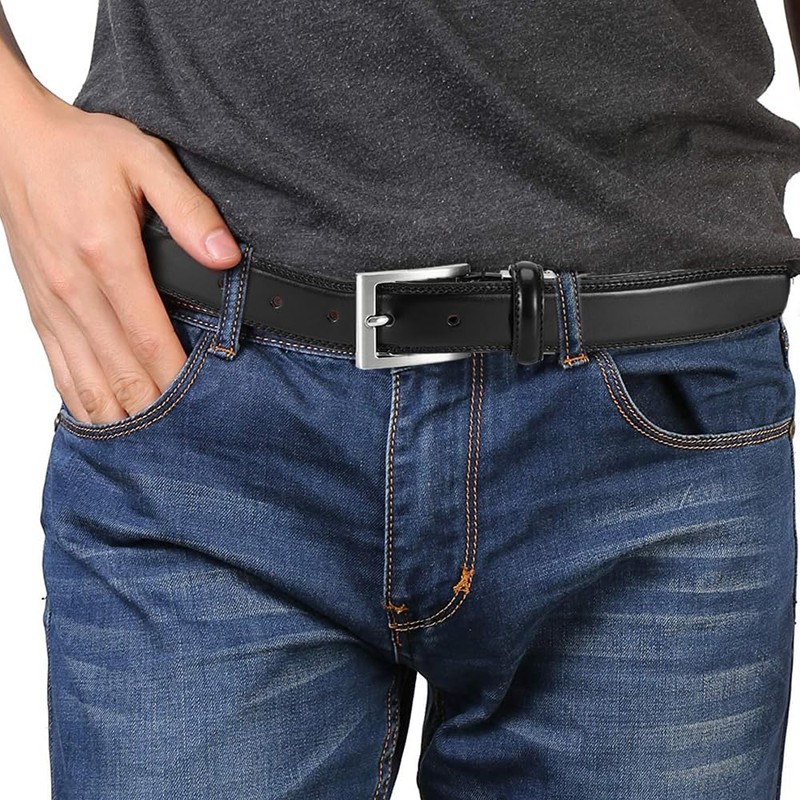 Doopai Men's Belt, Business Belt, Large Size, Comfort, Adjustable Fit,