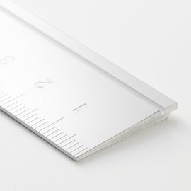 MUJI Japan Aluminum Ruler 15ｍｍ Silver