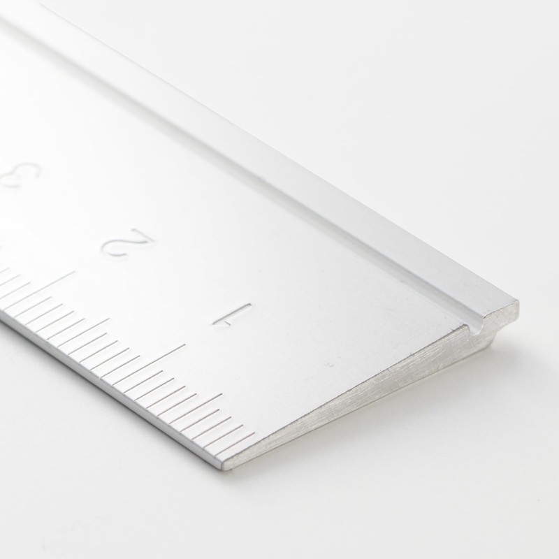 MUJI Japan Aluminum Ruler 15ｍｍ Silver