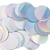 Silver holografic Loose Sequins Round Couture Sequin Paillettes for Embroidery,