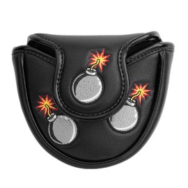 SHABIER Golf Mallet Headcover with Tiger Shark Design for Golf Club (Black)