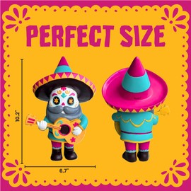Pueblita El Mariachi Day of The Dead Garden Gnome