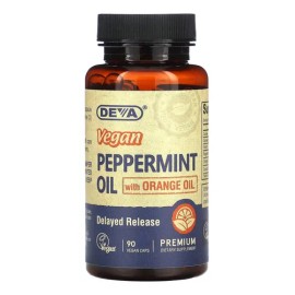 Deva Nutrition Vegan Aceite De Menta Peppermint 90 Caps Sabor Sin Sabor