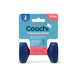 Coachi Training Dumbbell,Floats, Long Distance Throwing,Classic Retrieval Toy, Gundog and Puppy Training. Dog Accessory,Super Tough & Strong,Suitable for Small Dogs and Puppies,Navy