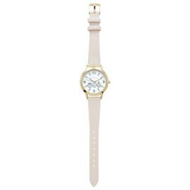 Fieldwork CKW002-4 Women's Wristwatch, Analog Leather Strap, Leather Watch, Group, White, Pink, white, Modern