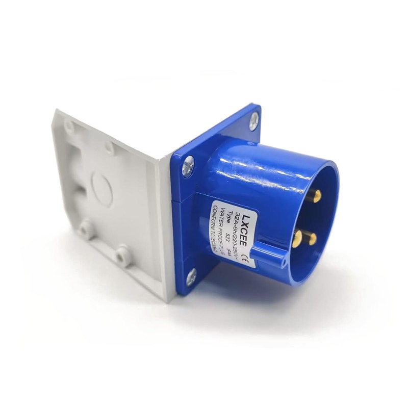 32A 3pin CEE Industrial 220V-250V 50/60Hz 2P+E 6h 2P+E IP44
