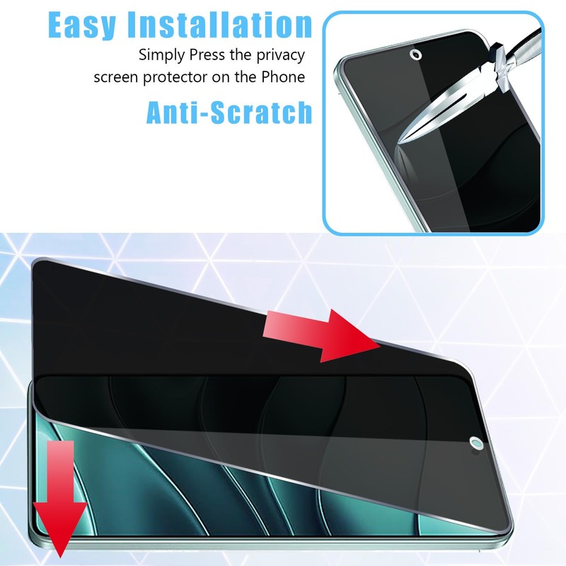 Anbzsign 2+2 Pack for Xiaomi Redmi Note 14 Pro+ Plus