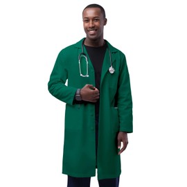 Adar Uniforms Universal Unisex Lab Coats - Classic 39" - 803 - Hunter Green - 50