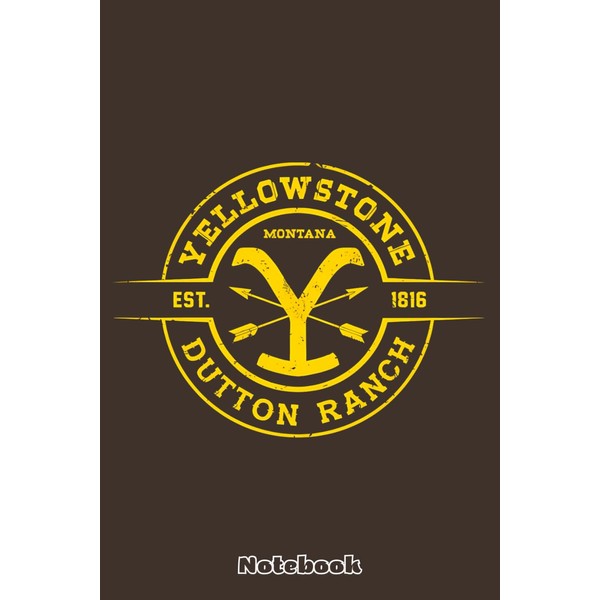Yellowstone Notebook: Lined Notebook (Journal,Diary) College Ruled 6x9 120 Pages