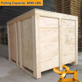 CooTentler 6090lbs Pallet Puller Clamp Heavy Duty Steel Single Scissor for Pulling Pallets, Woods, Trees, 8 Inches Bigger Jaw Opening Pallet Grabber